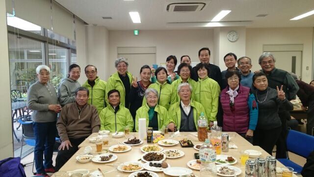 大田区日中　帰国者等とともに花見の会開催